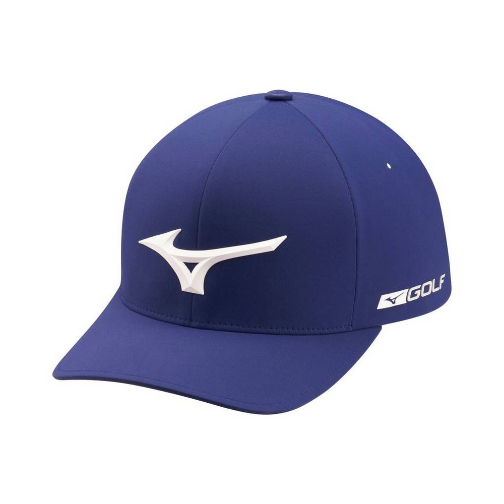 Chapéu Mizuno Tour Delta Fitted - Homem - Azul Marinho - IAYKO5341